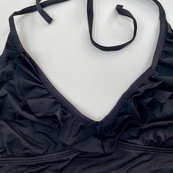 Black tankini top - Picture 3 of 4